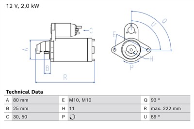 BOSCH 0 986 026 010 Číslo výrobce: 2601. EAN: 4047026535945.