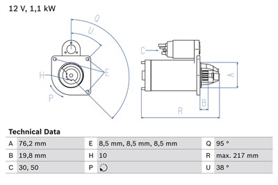 BOSCH 0 986 029 150 Číslo výrobce: 2915. EAN: 4047026039689.