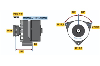 BOSCH 0 986 043 890 Číslo výrobce: 4389. EAN: 3165143427965.