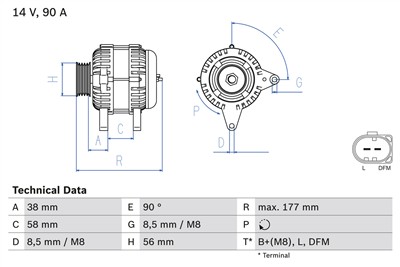 BOSCH 0 986 049 101 Číslo výrobce: 4910. EAN: 4047024415003.
