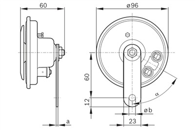 BOSCH 0 986 320 111 Číslo výrobce: FC4 TYPE A 90 DEG, 12V LOW; STEEL. EAN: 3165143969731.