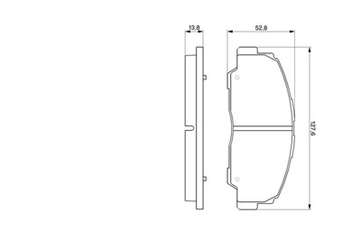 BOSCH 0 986 424 297 Číslo výrobce: BP145. EAN: 3165141122114.