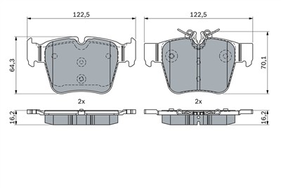BOSCH 0 986 424 334 Číslo výrobce: BP2320. EAN: 4047026405385.