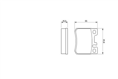 BOSCH 0 986 424 358 Číslo výrobce: BP169. EAN: 3165141193749.