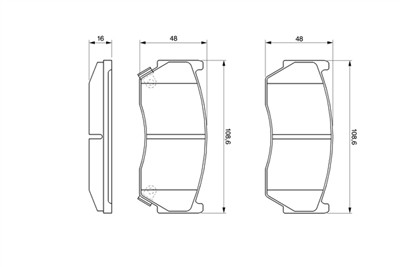 BOSCH 0 986 424 369 Číslo výrobce: BP180. EAN: 3165143659182.