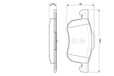 BOSCH 0 986 424 540 Číslo výrobce: BP291. EAN: 3165143660515.