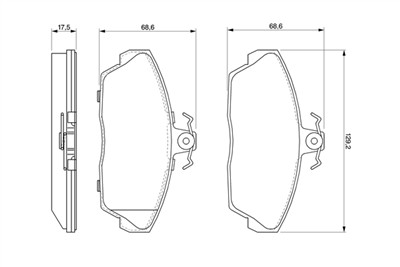 BOSCH 0 986 424 566 Číslo výrobce: BP313. EAN: 3165143723234.