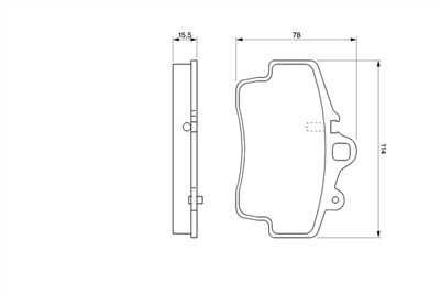 BOSCH 0 986 424 570 Číslo výrobce: BP317. EAN: 3165143349038.