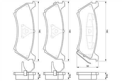 BOSCH 0 986 424 648 Číslo výrobce: BP364. EAN: 3165143659700.
