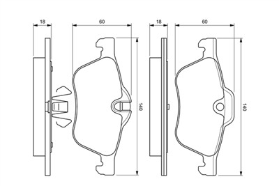BOSCH 0 986 424 652 Číslo výrobce: BP368. EAN: 3165143776940.