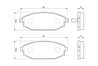 BOSCH 0 986 424 727 Číslo výrobce: BP438. EAN: 3165143662144.
