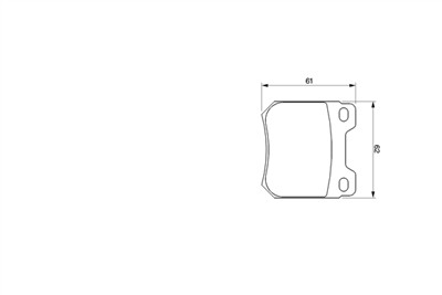 BOSCH 0 986 424 754 Číslo výrobce: BP462. EAN: 3165143767917.