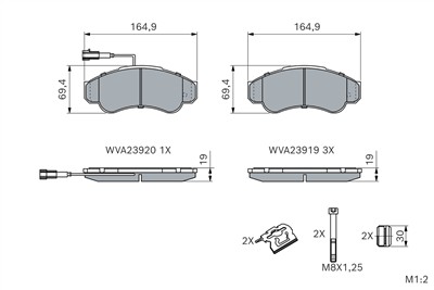 BOSCH 0 986 424 769 Číslo výrobce: BP475. EAN: 3165143702581.