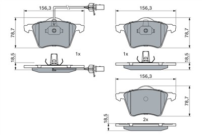 BOSCH 0 986 424 780 Číslo výrobce: BP921. EAN: 3165143939390.