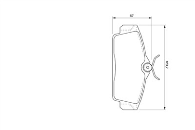 BOSCH 0 986 424 781 Číslo výrobce: BP922. EAN: 3165143939376.