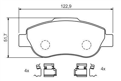BOSCH 0 986 424 786 Číslo výrobce: BP927. EAN: 3165143954881.