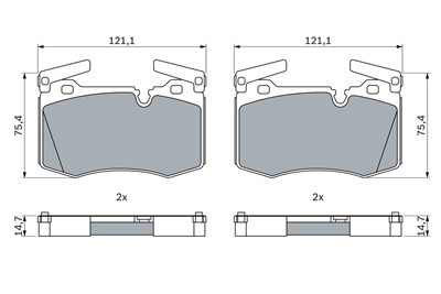 BOSCH 0 986 424 918 Číslo výrobce: BP2536. EAN: 4047026502848.