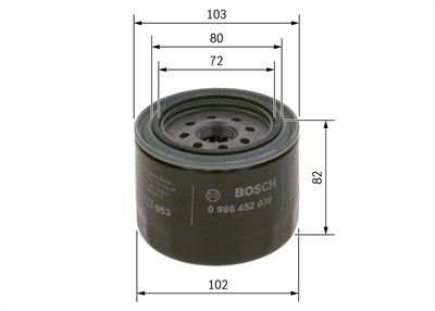BOSCH 0 986 452 030 Číslo výrobce: P 2030. EAN: 3165141144789.