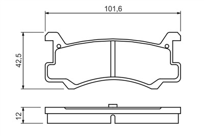 BOSCH 0 986 460 080 Číslo výrobce: BP492. EAN: 3165143659298.