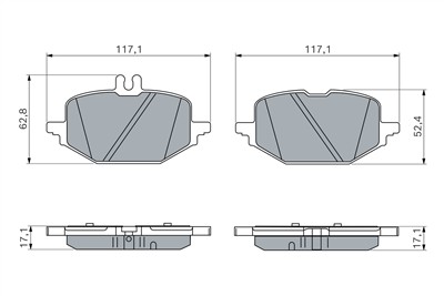 BOSCH 0 986 460 250 Číslo výrobce: BP2948.