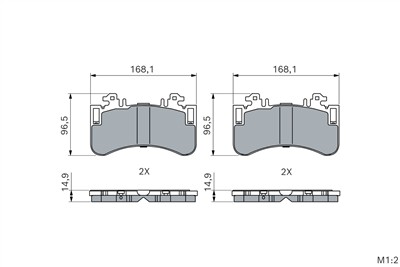 BOSCH 0 986 460 252 Číslo výrobce: BP2950.