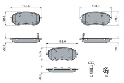 BOSCH 0 986 460 314 Číslo výrobce: BP3012.