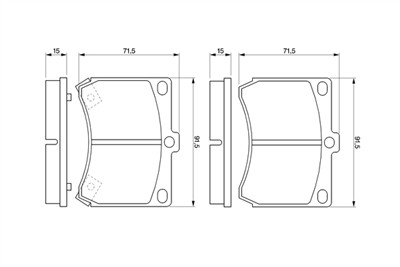 BOSCH 0 986 460 974 Číslo výrobce: BP543. EAN: 3165143727591.