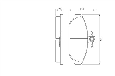 BOSCH 0 986 467 400 Číslo výrobce: BP707. EAN: 3165143726099.