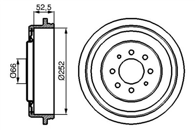 BOSCH 0 986 477 067 Číslo výrobce: DB142. EAN: 3165141123074.