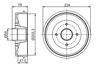 BOSCH 0 986 477 290 Číslo výrobce: DB360. EAN: 4047025865364.
