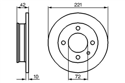 BOSCH 0 986 478 068 Číslo výrobce: BD62. EAN: 4047024201811.
