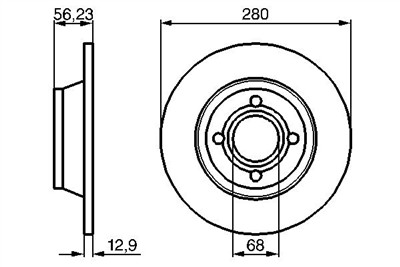 BOSCH 0 986 478 131 Číslo výrobce: BD114. EAN: 4047024183575.