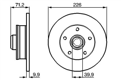 BOSCH 0 986 478 332 Číslo výrobce: BD274. EAN: 4047024250307.