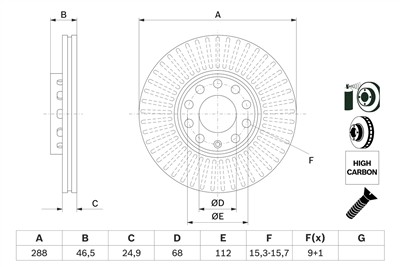 BOSCH 0 986 478 546 Číslo výrobce: BD468. EAN: 3165142704104.