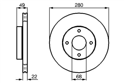 BOSCH 0 986 478 728 Číslo výrobce: BD641. EAN: 4047024095106.