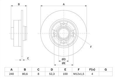 BOSCH 0 986 479 007 Číslo výrobce: BD901. EAN: 4047024200937.