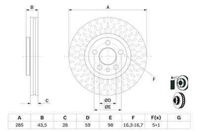 BOSCH 0 986 479 114 Číslo výrobce: BD1044. EAN: 4047024235823.