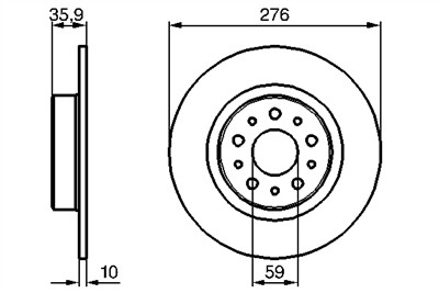 BOSCH 0 986 479 120 Číslo výrobce: BD961. EAN: 4047024096363.