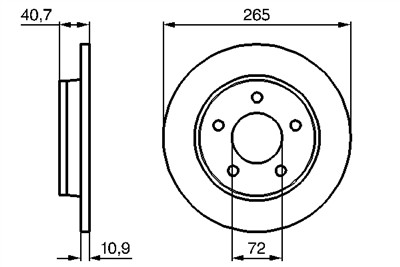 BOSCH 0 986 479 C77 Číslo výrobce: BD2216. EAN: 4047025482530.