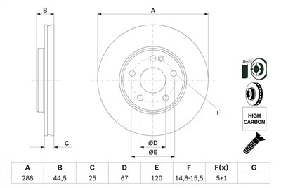 BOSCH 0 986 479 234 Číslo výrobce: BD1100. EAN: 4047024096547.