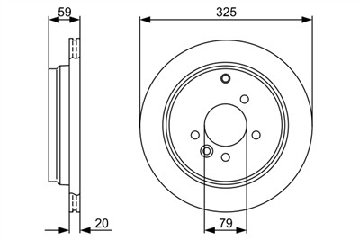 BOSCH 0 986 479 375 Číslo výrobce: BD1243. EAN: 4047024309395.