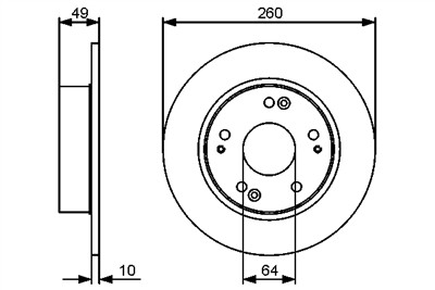 BOSCH 0 986 479 450 Číslo výrobce: BD1284. EAN: 4047024393691.