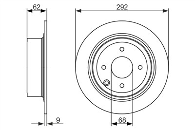 BOSCH 0 986 479 742 Číslo výrobce: BD1572. EAN: 4047024886995.