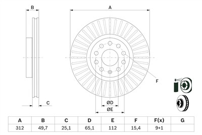 BOSCH 0 986 479 932 Číslo výrobce: BD2982. EAN: 4047024897809.