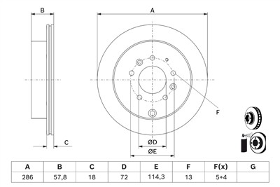 BOSCH 0 986 479 D78 Číslo výrobce: BD2564. EAN: 4047026140927.