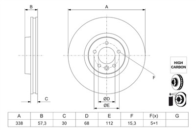 BOSCH 0 986 479 K03 Číslo výrobce: BD3252.