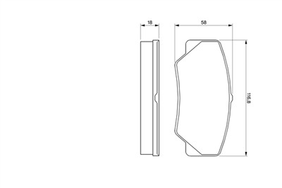 BOSCH 0 986 491 410 Číslo výrobce: BP782. EAN: 3165141276817.