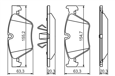 BOSCH 0 986 494 117 Číslo výrobce: BP1027. EAN: 4047024221130.