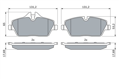 BOSCH 0 986 494 120 Číslo výrobce: BP2646. EAN: 4047024221161.