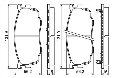 BOSCH 0 986 494 258 Číslo výrobce: BP1130. EAN: 4047024561977.